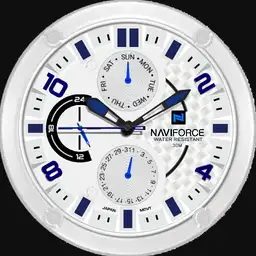 Naviforce 9068M White Neon
