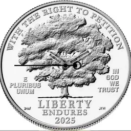 Platinum, Right to Petition, U.S., 2025, 1,145 Dollars