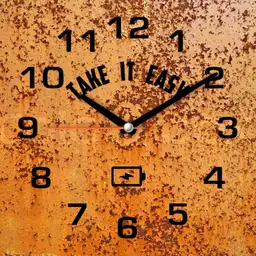 old metal back