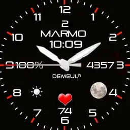 Analog digital Black red