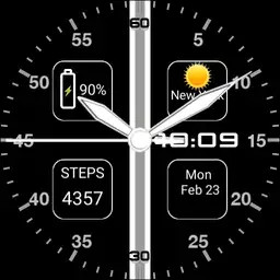 Four Block Grey & White