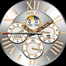 Michael K Rose Gold Grey Date Jour