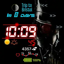 Terminator half face