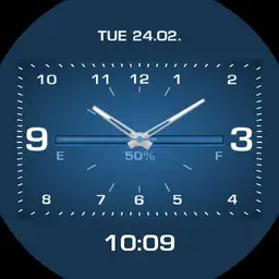 Brute Minimalistic Retro Futuristic Hybrid Watch