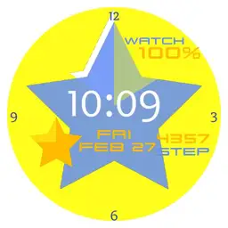 Blue Star Watch x Yellow Star Second