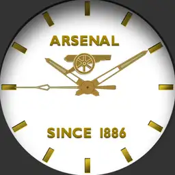 Arsenal FC White Gold
