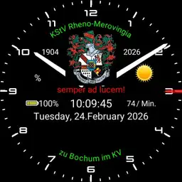 Rheno-Merovingen-Uhr luxury edition