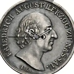 Silver, Nassau, Waterloo Medal, 1815