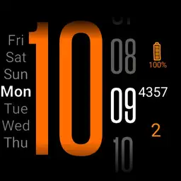 orange simple Mark
