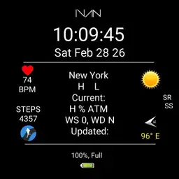 IVAN - Weather Info Dial V 3.0
