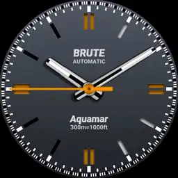 Brute AQUAMAR Diver Military Field Watch Colours Lume