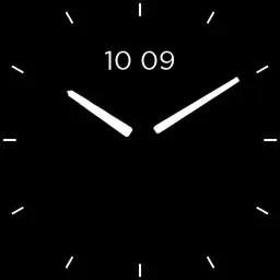Minimal Analog Digital Bule White