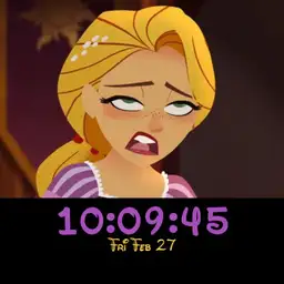 Rapunzel disgusted