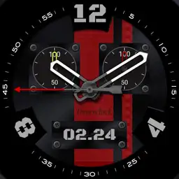 towerclock piros csikos