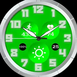 Bright green