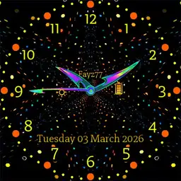 psychedelic dots in motion.