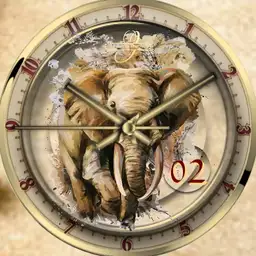 Afrika Elefant Urlaub 2 Seiten Animation