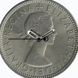 Cupronickel, Elizabeth II, UK, Two Shillings, 1967