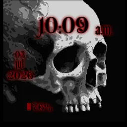 Simple Goth Skull
