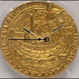 Gold, Edward III, England,1 Noble, 1354
