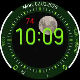 V.2.2/EN Galaxy Watch Face Clearly arranged with xDrip integration Copy