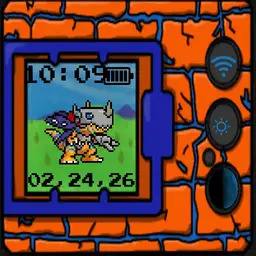 Digimon vpet Metal Greymon Copy