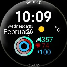 Radial clock