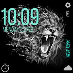 Watch lion by Nels