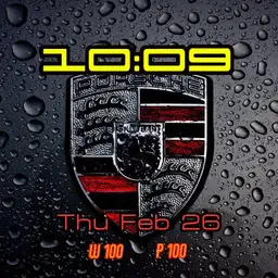 Porsche Round Watch