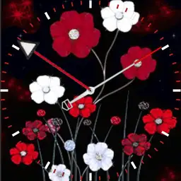 Glitter flowers