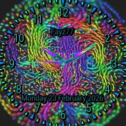 Neon multicolour psychedelic motion.