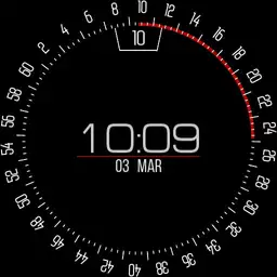 Dark Rotating Clock