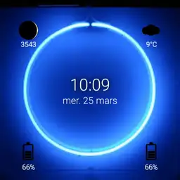 Neon blue