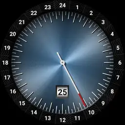 24 hour dial.
