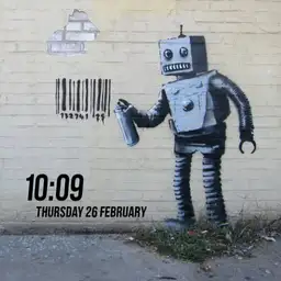 Banksy Tagging Robot