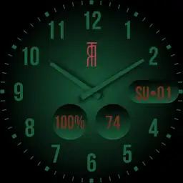 U-Color back ground, dial and date