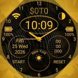 S0T0 Gold facewatch