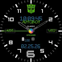 Transformers Green Galaxy Watch 8 Classic