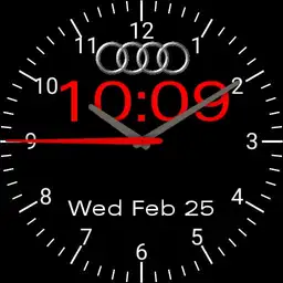Audi clock