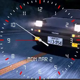 initial D watch face