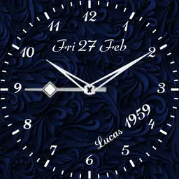 vintage blue white