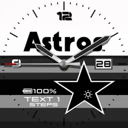 Astros Retro Monochrome