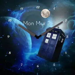 Tardis and moon moving