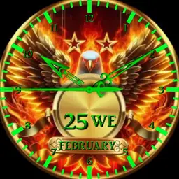 Gold Green watch