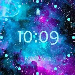 Space Colorful Watch