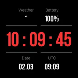 Gear S3 Dashboard Red