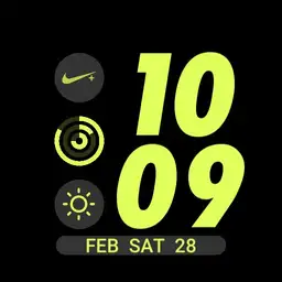 Nike Apple Watch face Volt