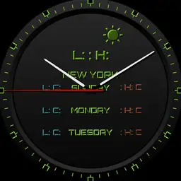 V1 Analog Weather Black