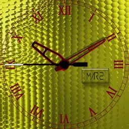 Abstract analog red and yellow