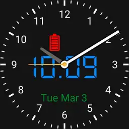 The preety standard watch face